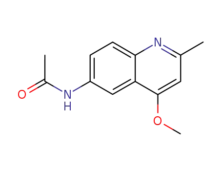 Molecular Structure of 100795-23-1 (N-(4-Methoxy-2-methylquinolin-6-yl)acetamide)