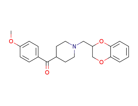 1-[(2,3-dihydro-4H-1,4-benzodioxin)-2-ylmethyl]-4-(4-methoxy-benzoyl)piperidine