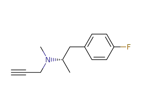 (S)-(+)-α-methyl-β-(4-fluorophenyl)-N-methyl-N-propynylethylamine