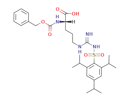 N<sup>α</sup>-Benzyloxycarbonyl-N<sup>G</sup>-2,4,6-triisopropylbenzenesulphonyl-L-arginine