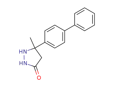 5-biphenyl-4-yl-5-methyl-pyrazolidin-3-one