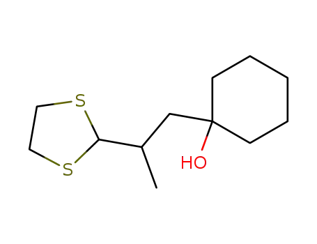 1-[2-(1,3-Dithiolan-2-yl)propyl]cyclohexan-1-ol