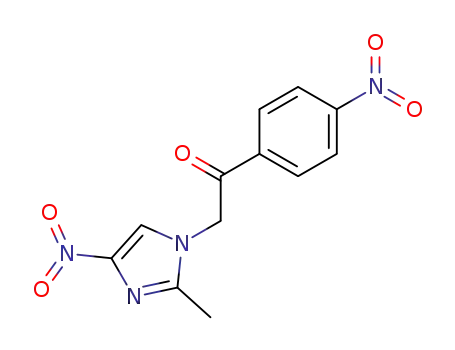 Ethanone, 2-(2-methyl-4-nitro-1H-imidazol-1-yl)-1-(4-nitrophenyl)-