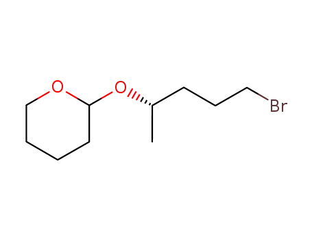 Molecular Structure of 67425-31-4 (2H-Pyran, 2-(4-bromo-1-methylbutoxy)tetrahydro-)