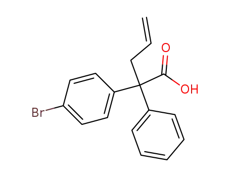 2-(4-bromophenyl)-2-phenyl-4-pentenoic acid