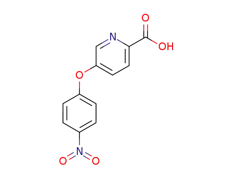 Molecular Structure of 64064-64-8 (5-(4-nitrophenoxy)pyridine-2-carboxylic acid)