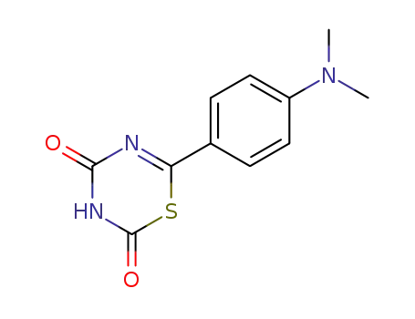 Molecular Structure of 80784-83-4 (6-[4-(dimethylamino)phenyl]-2H-1,3,5-thiadiazine-2,4(3H)-dione)