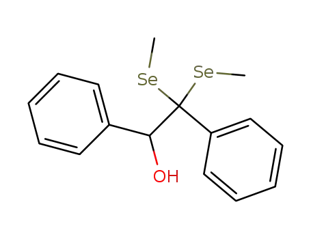 2,2-Bis-methylselanyl-1,2-diphenyl-ethanol