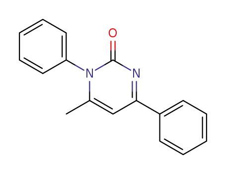Molecular Structure of 74152-13-9 (2(1H)-Pyrimidinone, 6-methyl-1,4-diphenyl-)