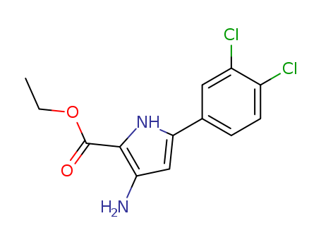 ethyl 3-amino-5-(3,4-dichlorophenyl)-1H-pyrrole-2-carboxylate