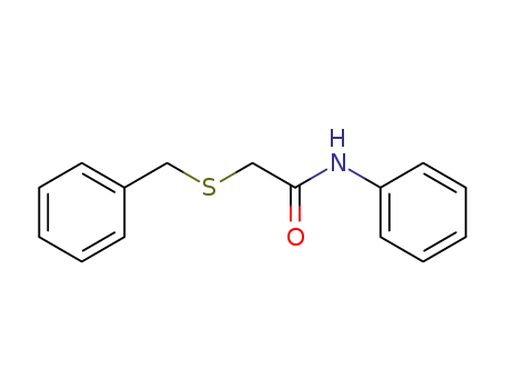 Molecular Structure of 70509-33-0 (2-(benzylthio-)-N-phenylacetamide)