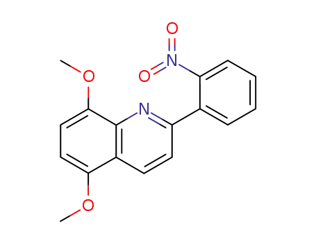Molecular Structure of 61472-25-1 (5,8-dimethoxy-2-(2-nitrophenyl)quinoline)