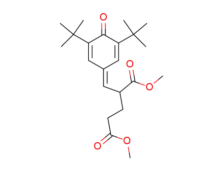 Pentanedioic acid,
2-[[3,5-bis(1,1-dimethylethyl)-4-oxo-2,5-cyclohexadien-1-ylidene]methyl]
-, dimethyl ester