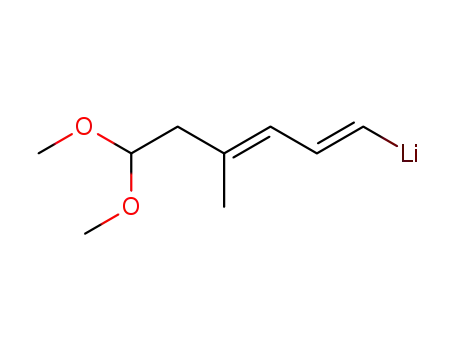 Molecular Structure of 114968-64-8 (lithio-6 methyl-3 dimethoxy-1,1 hexadiene-3,5)