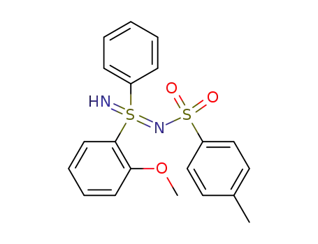 Benzene,
1-methoxy-2-[N-[(4-methylphenyl)sulfonyl]-S-phenylsulfonodiimidoyl]-