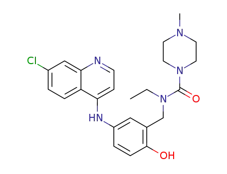 N-{5-[(7-chloroquinolin-4-yl)amino]-2-hydroxybenzyl}-N-ethyl-4-methylpiperazine-1-carboxamide