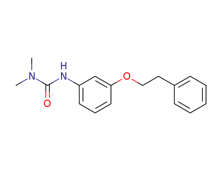 1,1-dimethyl-3-[3-(2-phenylethoxy)phenyl]urea