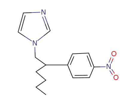 Molecular Structure of 61055-75-2 (1H-Imidazole, 1-[2-(4-nitrophenyl)hexyl]-)