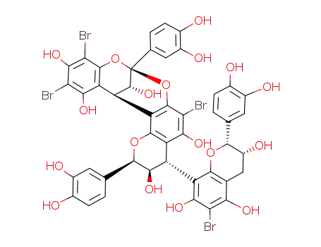 C<sub>45</sub>H<sub>32</sub>Br<sub>4</sub>O<sub>18</sub>