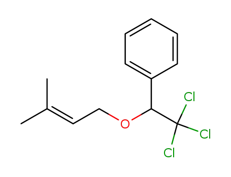 [2,2,2-Trichloro-1-(3-methyl-but-2-enyloxy)-ethyl]-benzene
