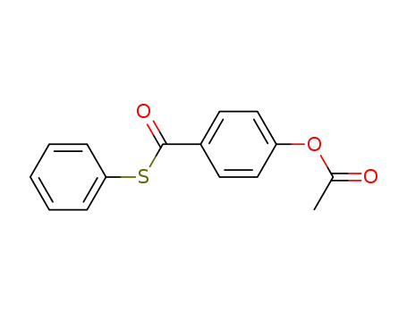Benzenecarbothioic acid, 4-(acetyloxy)-, S-phenyl ester