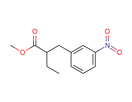 methyl 3-m-nitrophenyl-2-ethylpropionate