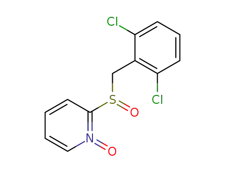 2-[(2,6-Dichlorophenyl)methanesulfinyl]-1-oxo-1lambda~5~-pyridine