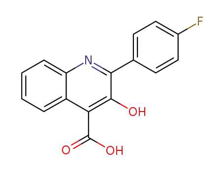 2-(4-fluorophenyl)-3-hydroxyquinoline-4-carboxylic acid