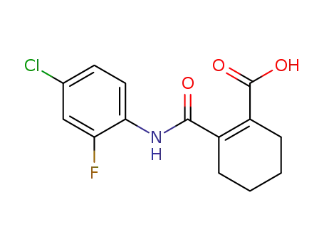 1-Cyclohexene-1-carboxylic acid,
2-[[(4-chloro-2-fluorophenyl)amino]carbonyl]-