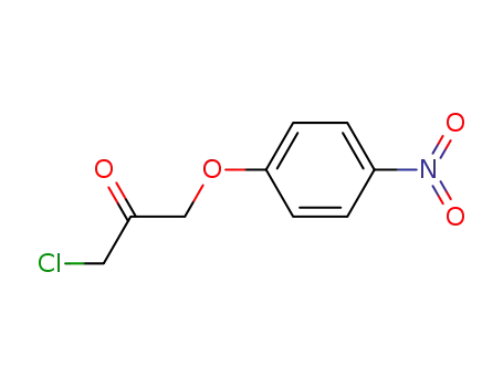 Molecular Structure of 64042-16-6 (2-Propanone, 1-chloro-3-(4-nitrophenoxy)-)