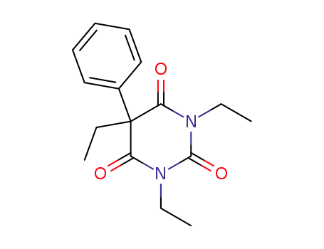 Molecular Structure of 38024-60-1 (1,3,5-Triethyl-5-phenyl-2,4,6(1H,3H,5H)-pyrimidinetrione)
