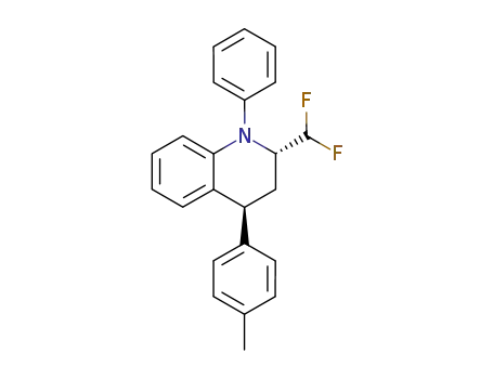trans-1-Phenyl-2-(difluoromethyl)-4-(p-tolyl)-1,2,3,4-tetrahydroquinoline
