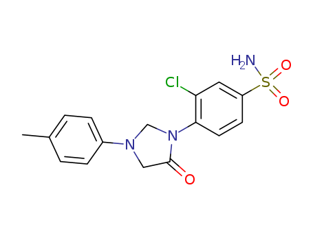 3-CHLORO-4-(3-(4-METHYLPHENYL)-5-OXO-1-IMIDAZOLIDINYL)BENZENESULFONAMIDE