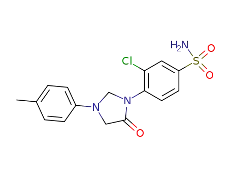 Benzenesulfonamide, 3-chloro-4-(3-(4-methylphenyl)-5-oxo-1-imidazolidinyl)-