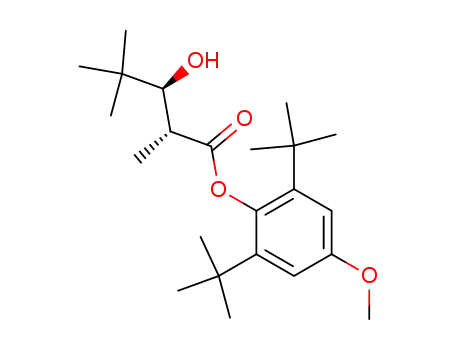 2',6'-bis(1,1-dimethylethyl)-4'-methoxyphenyl (2SR,3SR)-2,4,4-trimethyl-3-hydroxypentanoate
