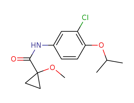 4'-(Isopropoxy)-3'-chloro-1-methoxycyclopropanecarboxanilide