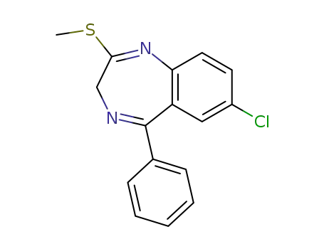 3H-1,4-Benzodiazepine, 7-chloro-2-(methylthio)-5-phenyl-