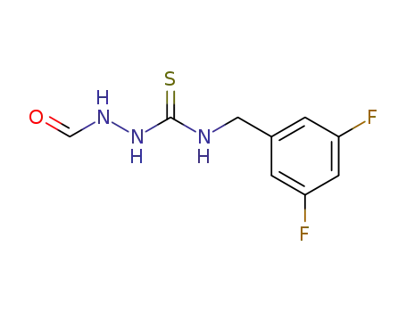 4-(3,5-difluorobenzyl)-1-formyl-3-thiosemicarbazide