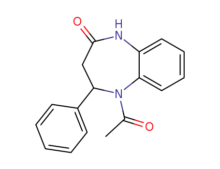 5-acetyl-4-phenyl-2,3,4,5-tetrahydro-1H-1,5-benzodiazepin-2-one