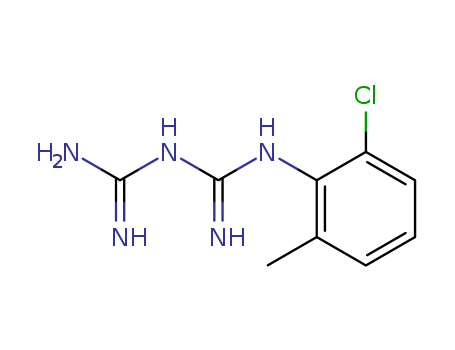 Molecular Structure of 49872-70-0 (Imidodicarbonimidic diamide, N-(2-chloro-6-methylphenyl)-)