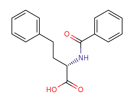 Molecular Structure of 150446-13-2 ((S)-2-benzoylamino-4-phenylbutyric acid)