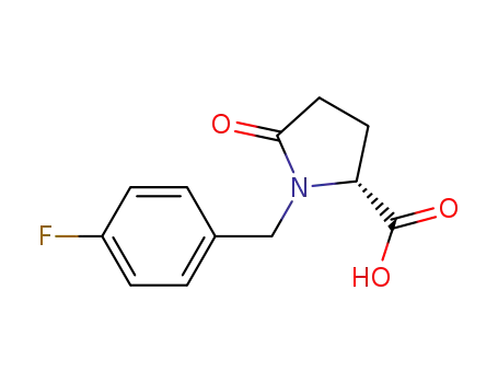 D-Proline, 1-[(4-fluorophenyl)methyl]-5-oxo-