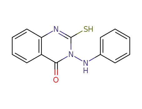 Molecular Structure of 5958-14-5 (2-MERCAPTO-3-PHENYLAMINO-3H-QUINAZOLIN-4-ONE)