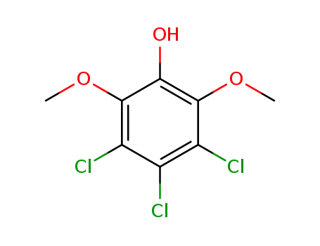 Molecular Structure of 2539-26-6 (3,4,5-trichloro-2,6-dimethoxyphenol)
