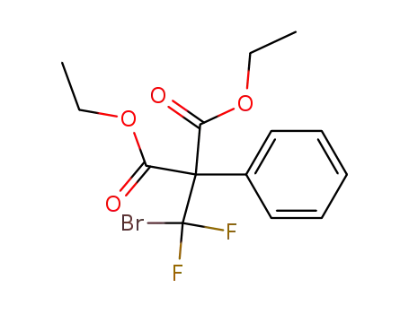 Molecular Structure of 82477-48-3 (Propanedioic acid, (bromodifluoromethyl)phenyl-, diethyl ester)