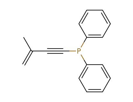 Molecular Structure of 65675-79-8 (Phosphine, (3-methyl-3-buten-1-ynyl)diphenyl-)