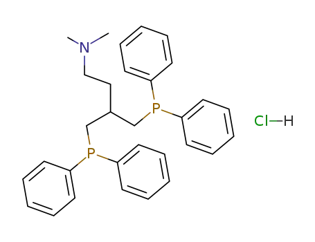 {4-Diphenylphosphanyl-3-[(diphenylphosphanyl)-methyl]-butyl}-dimethyl-amine; hydrochloride