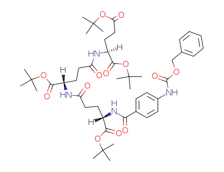 tetra-tert-butyl N-<N-<N-<4-<(benzyloxycarbonyl)amino>benzoyl>-L-γ-glutamyl>-L-γ-glutamyl>-L-glutamate