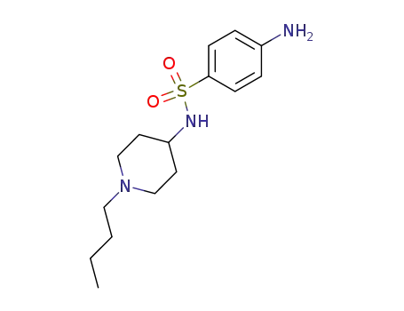 Benzenesulfonamide, 4-amino-N-(1-butyl-4-piperidinyl)-