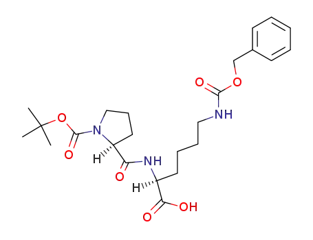 N<sup>α</sup>-<N-(tert-butyloxycarbonyl)-L-prolyl>-N<sup>γ</sup>-(benzyloxycarbonyl)-L-lysine